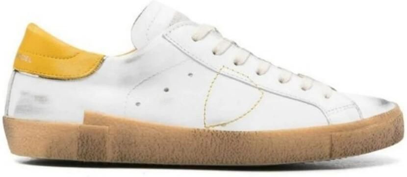 Philippe Model Witte Flat Sneakers Parijse Stijl - Foto 3
