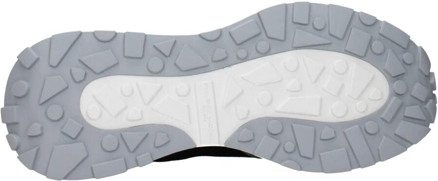 Philippe Model Zwarte Atletische Sneakers met Logo Detail