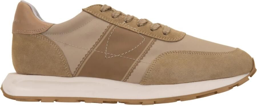 Philippe Model Eenvoudige Hardloopsneakers met veters Beige Dames - Foto 4
