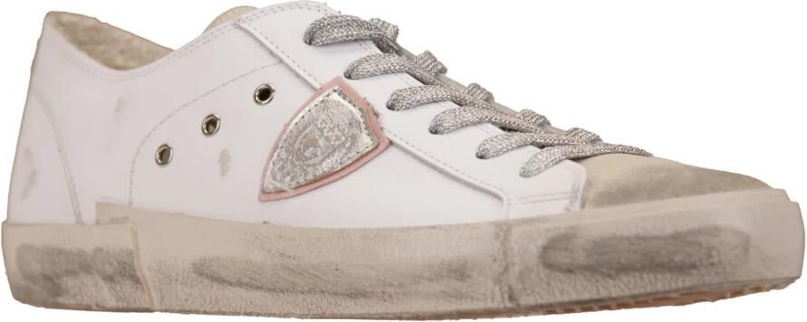 Philippe Model Vernielde Logo Sneaker Gemaakt in Italië White Dames - Foto 4