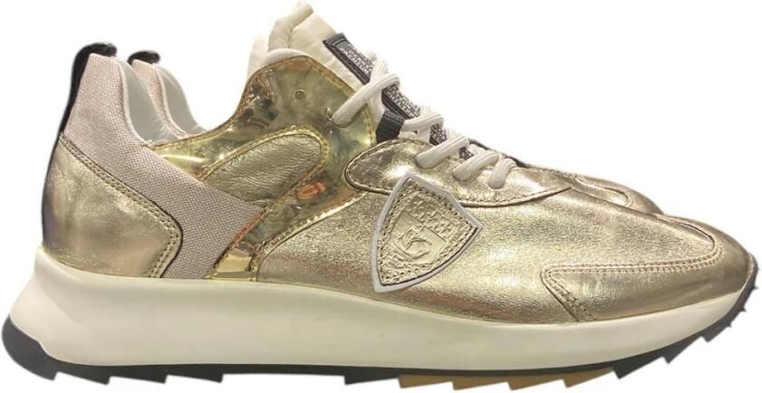 Philippe Model Dames Sneakers in Leder (Goud) - Foto 3
