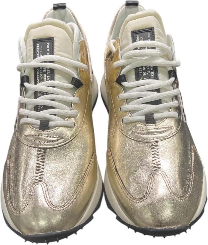 Philippe Model Dames Sneakers in Leder (Goud) - Foto 2