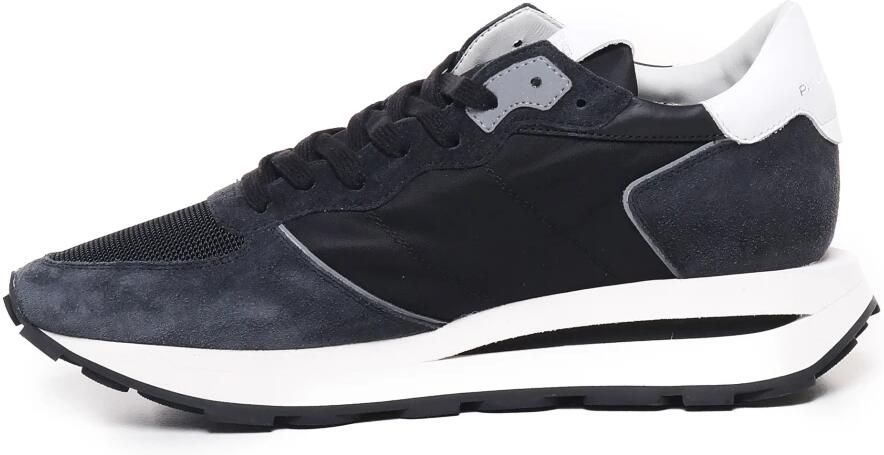 PHILIPPE MODEL Lage Sneakers Heren Tropez Haute Low Man Maat: 45 Materiaal: Leer Kleur: Zwart - Foto 5