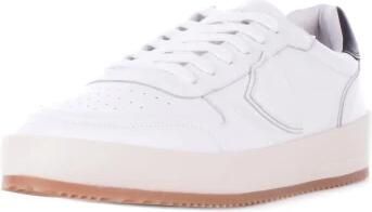 PHILIPPE MODEL Lage Sneakers Heren Nice Low Man Maat: 46 Materiaal: Leer Kleur: Wit - Foto 12