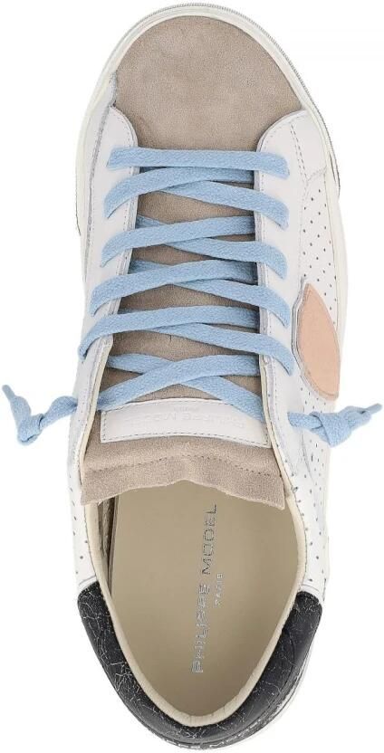 Philippe Model Lage Sneakers PRLU VPP1 PARIS X-VEAU PERFORE'_BLANC NOIR - Foto 2