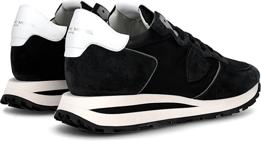 PHILIPPE MODEL Lage Sneakers Heren Tropez Haute Low Man Maat: 45 Materiaal: Leer Kleur: Zwart - Foto 6