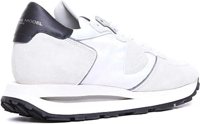 PHILIPPE MODEL Lage Sneakers Heren Tropez Haute Low Man Maat: 44 Materiaal: Suède Kleur: Wit - Foto 5