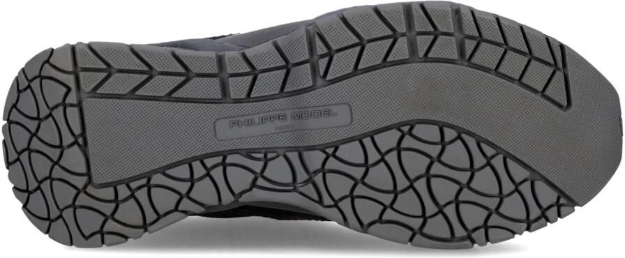 Philippe Model Lage Sneakers BZLD NR03 ODEON-NUBUCK RESAU ANTHRACITE - Foto 7