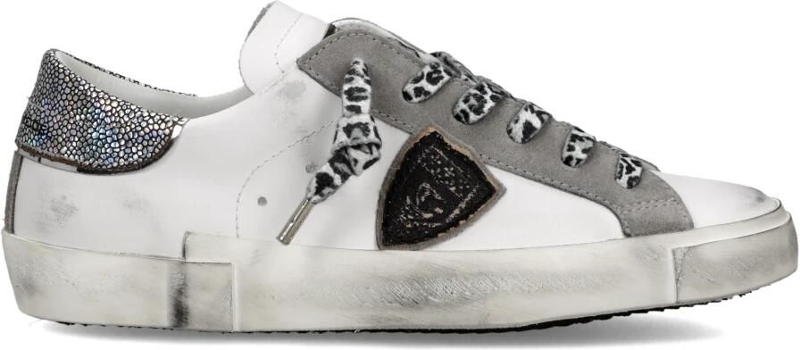 Philippe Model Lage Sneakers PRLD VML2 PARIS X-METAL LEO_BLANC NOIR