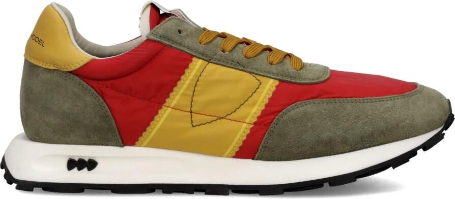Philippe Model Lage Sneakers TILU WP13 TOUR LOW-MONDIAL VINTAGE POP ROUGE MILI