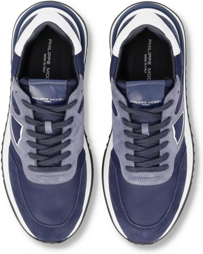 PHILIPPE MODEL Lage Sneakers Heren Tropez 2.1 Low Man Textiel Blauw - Foto 2