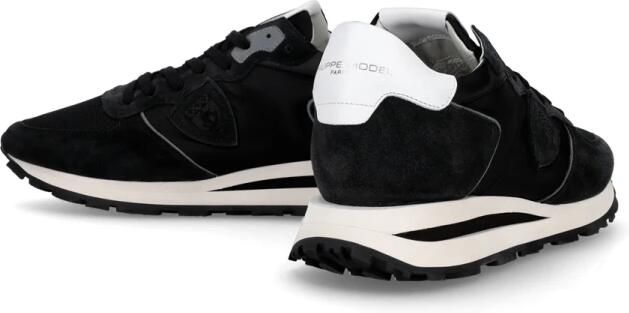 PHILIPPE MODEL Lage Sneakers Heren Tropez Haute Low Man Maat: 45 Materiaal: Leer Kleur: Zwart - Foto 6
