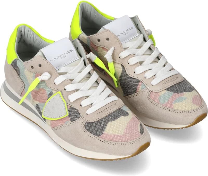 Philippe Model Roze Trpx Hardloopschoenen Vrouwen Multicolor Dames