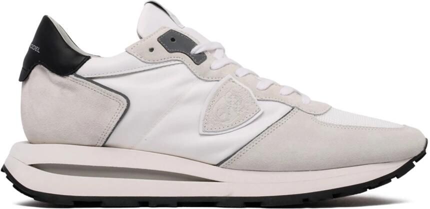 PHILIPPE MODEL Lage Sneakers Heren Tropez Haute Low Man Maat: 44 Materiaal: Suède Kleur: Wit - Foto 8