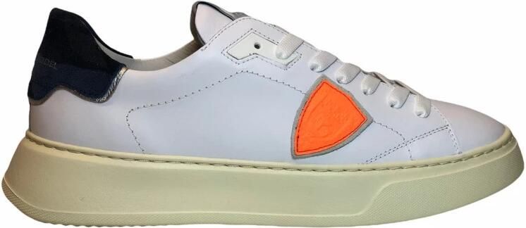 Philippe Model Temple LOW MAN Sneakers Man Blanc Bleu MIINTO b45b98c4853f4c1def29 Wit Heren - Foto 4