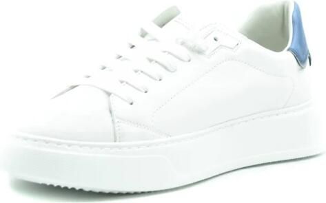 Philippe Model Witte Leren Sneakers Dikke Rubberen Zool White Heren - Foto 9