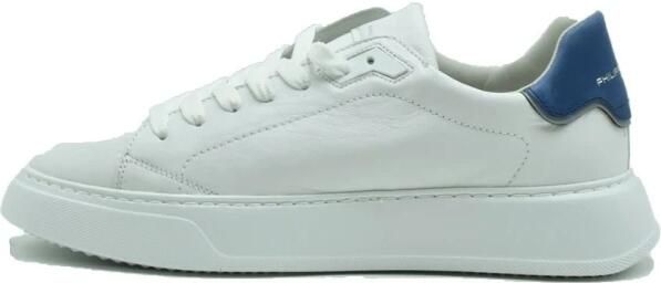 Philippe Model Witte Leren Sneakers Dikke Rubberen Zool White Heren - Foto 8
