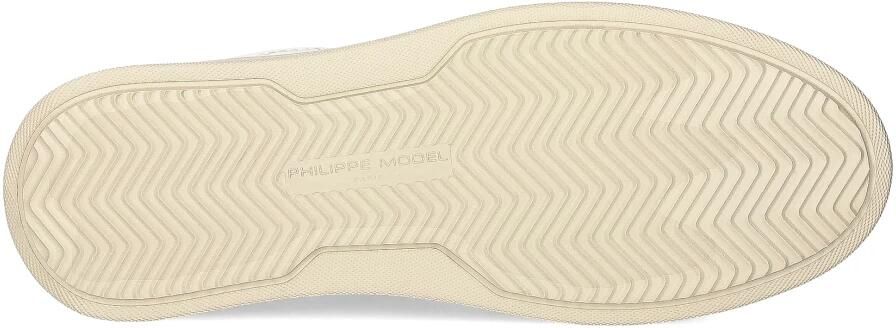 Philippe Model Leren sneakers met logoplaatje White Heren - Foto 6