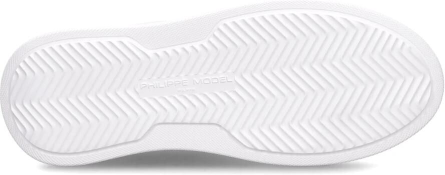 Philippe Model Witte Sneakers met Veters en Logo Patch - Foto 6