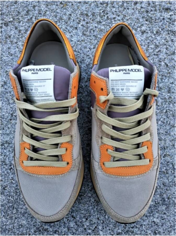 Philippe Model Tricolor Leren Sneakers - Foto 2