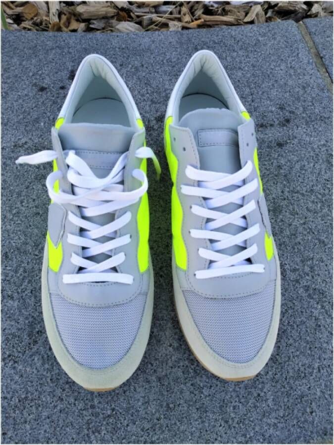 Philippe Model Tricolor Sneakers met Katoenen Veters - Foto 2