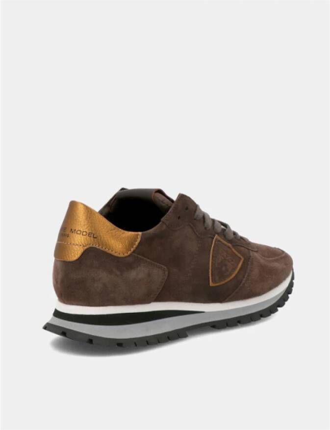 Philippe Model Tricolor Suède Sneakers met Katoenen Veters - Foto 2