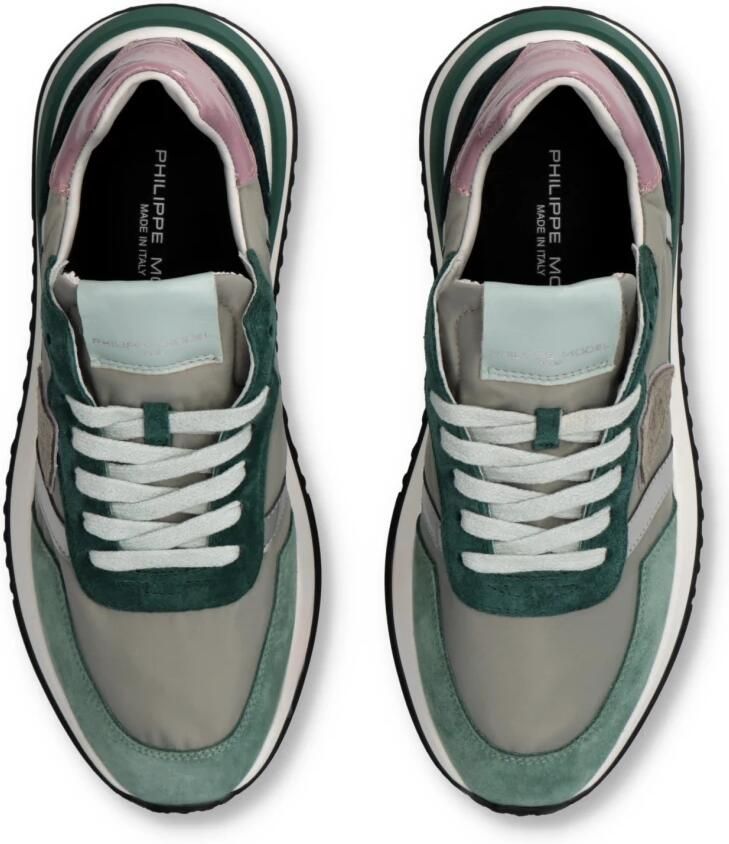 Philippe Model Sneakers Tropez 2.1 Hardlopen Vrouwen Groen Grijs Multicolor Dames - Foto 3