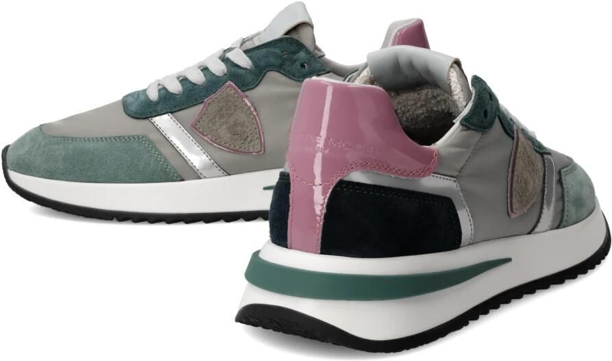 Philippe Model Sneakers Tropez 2.1 Hardlopen Vrouwen Groen Grijs Multicolor Dames - Foto 4