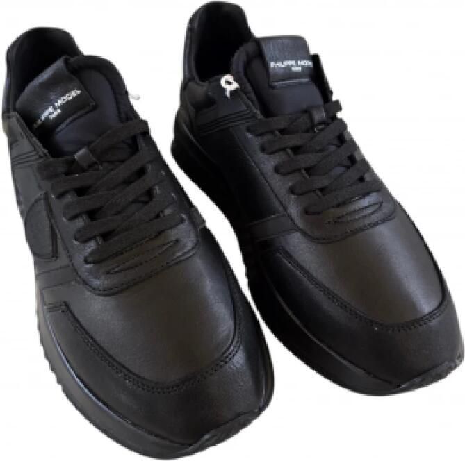 Philippe Model Tropez 2.1 Zwarte leren sneakers heren - Foto 2
