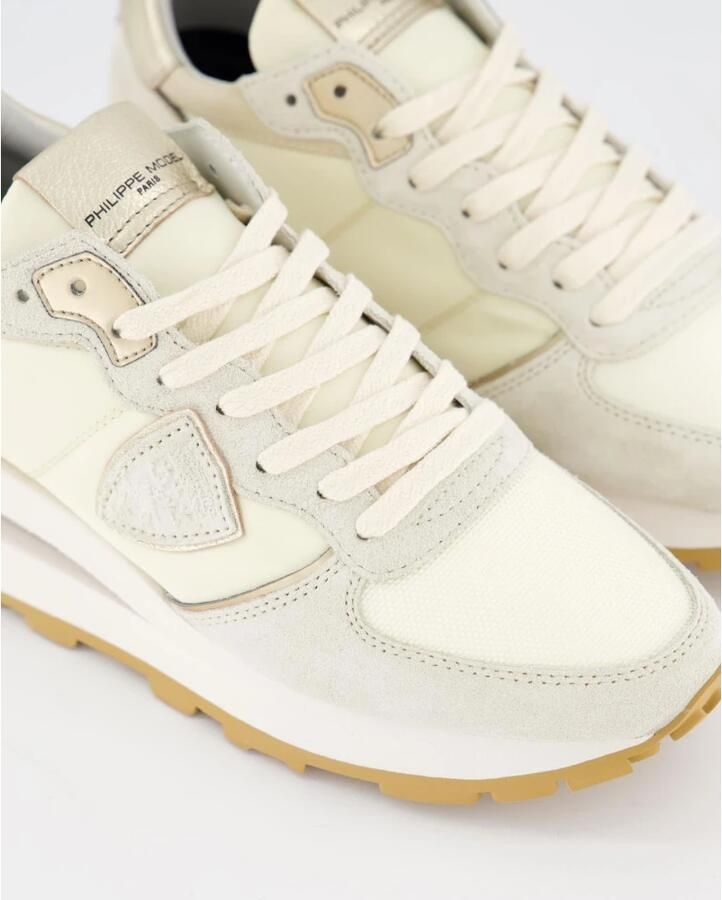 PHILIPPE MODEL Lage Sneakers Dames Tropez Haute Low Woman Suède Beige - Foto 2