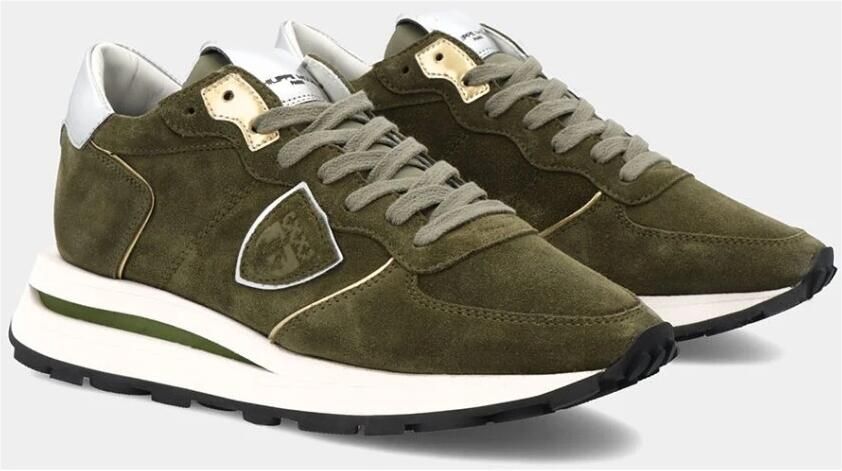 Philippe Model Vintage-geïnspireerde Tropez Haute sneakers Green Dames - Foto 5