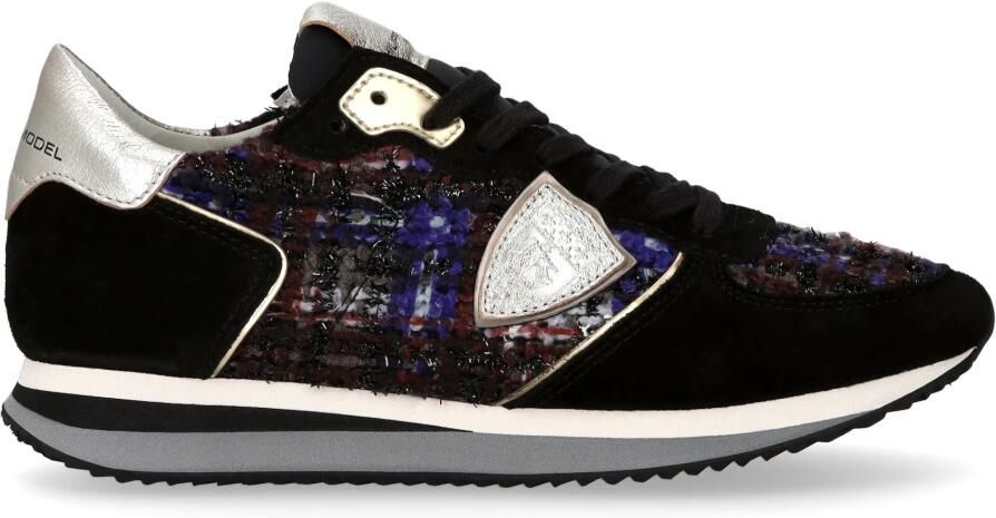 Philippe Model Zwarte Trpx Vetersneakers voor Vrouwen Black Dames