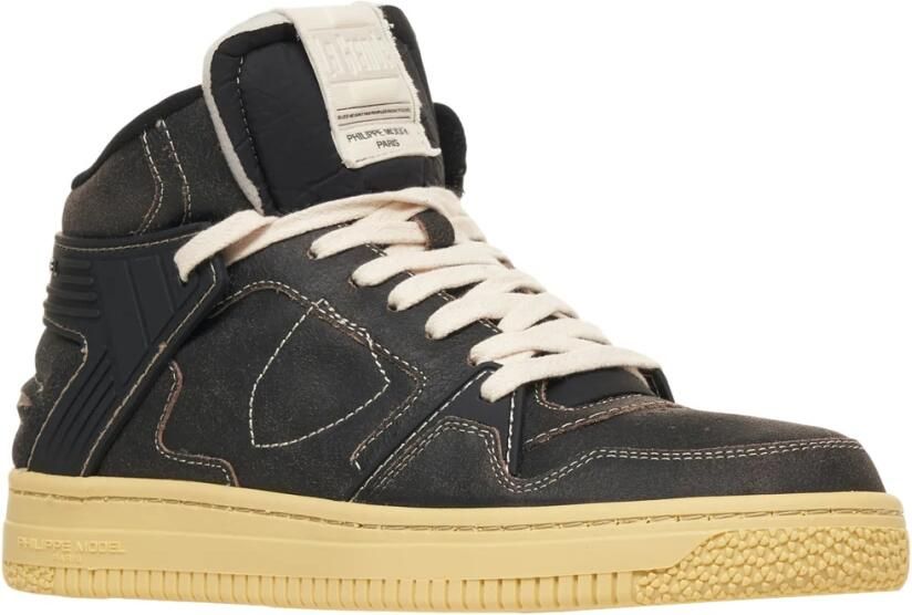 Philippe Model Urban High-Top Sneakers Zwart Aw25