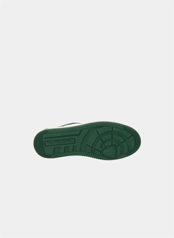 Philippe Model Stijlvolle Parijse Sneakers voor Moderne Mannen Groen Heren