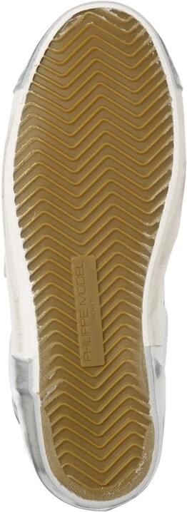 Philippe Model Paris X Sneaker van leer en wit suède met zwarte spoiler Wit - Foto 14