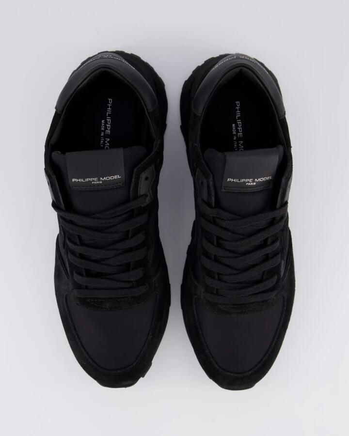Philippe Model Urban Zwarte Suède Sneakers Black Heren