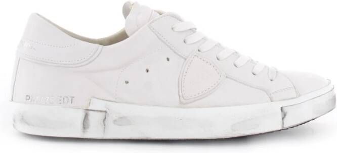 Philippe Model Witte Sneakers met Uniek Ambachtelijk Ontwerp White Heren - Foto 15