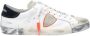 Philippe Model Witte Sneakers Regular Fit Geschikt voor Alle Temperaturen 100% Leer White Heren - Thumbnail 1