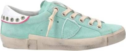 Philippe Model Groene Aqua Tennis Sneakers Vrouwen Green Dames