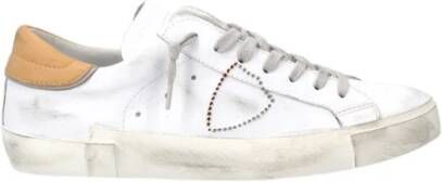 Philippe Model Prsx Lage Top Sneakers Mannen White Heren