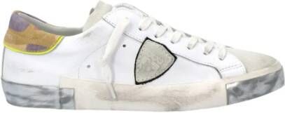 Philippe Model Prsx Lage Top Sneakers Wit Heren