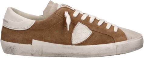 Philippe Model Low-top Suède Sneakers met Shield Spoiler