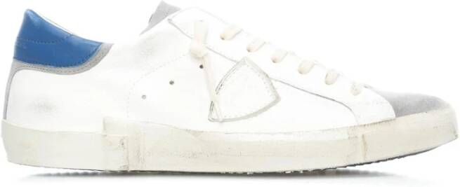 Philippe Model Stijlvolle witte sneakers voor moderne mannen White Heren