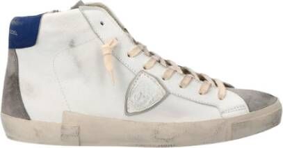 Philippe Model Moderne Herensneakers Wx12 Bianco Grigio White Heren