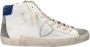 Philippe Model Vintage leren sneakers met spiegeleffect White Heren - Thumbnail 13