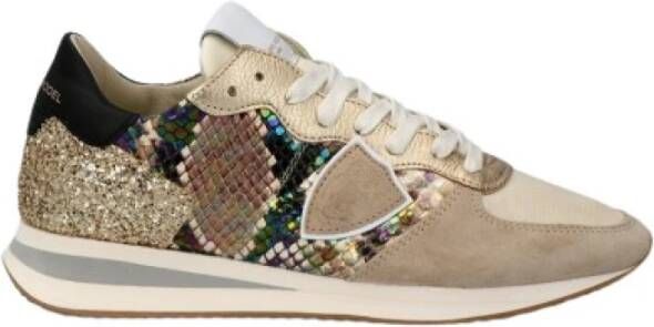 Philippe Model Python Beige Sneakers Model Tropez