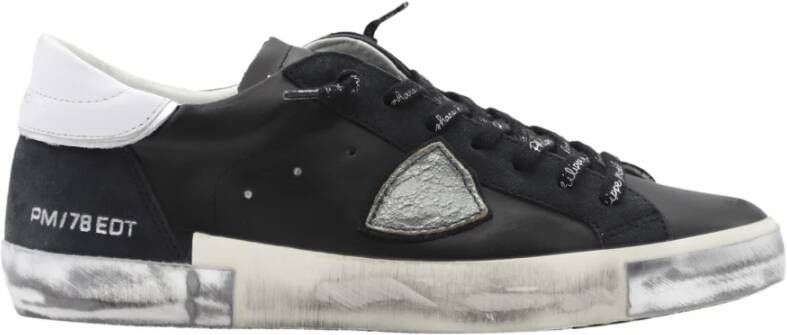 Philippe Model Retro Charm Sneakers Zwart Heren