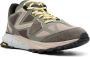 Philippe Model Groen Multikleur Rocx Leren Lage Sneakers Grijs Heren - Thumbnail 11