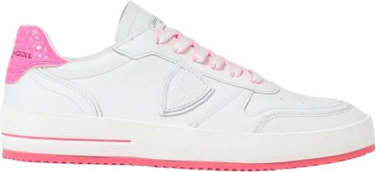 Philippe Model Roze LowTop Sneakers