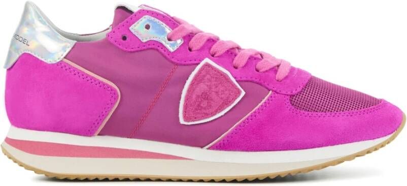 Philippe Model Roze Sneakers Pink Dames